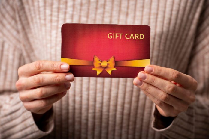 plastic gift cards