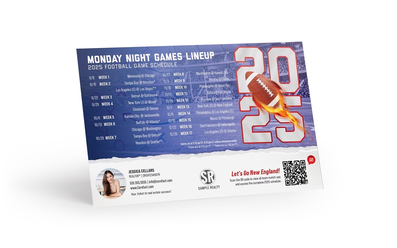 football schedule magnets