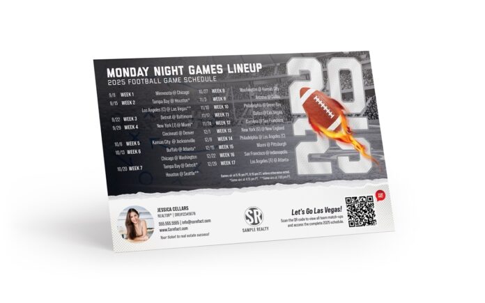 NFL football schedule magnets